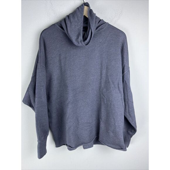 aerie Sweaters - Aerie Women's Medium Grey Cowl Neck Cotton Blend‎ Crop Top